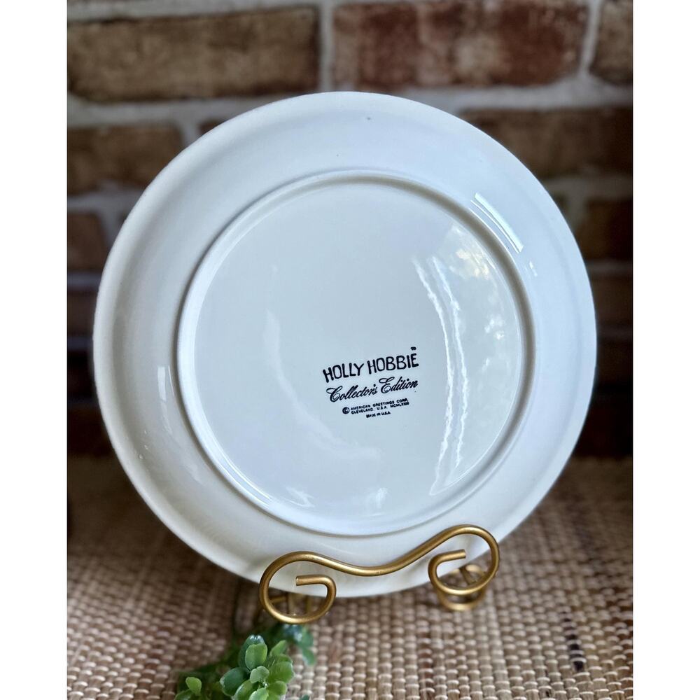 Vintage 1972 Holly Hobbie Friendship Plate | A True Friend Is the Best - Picture 6 of 7
